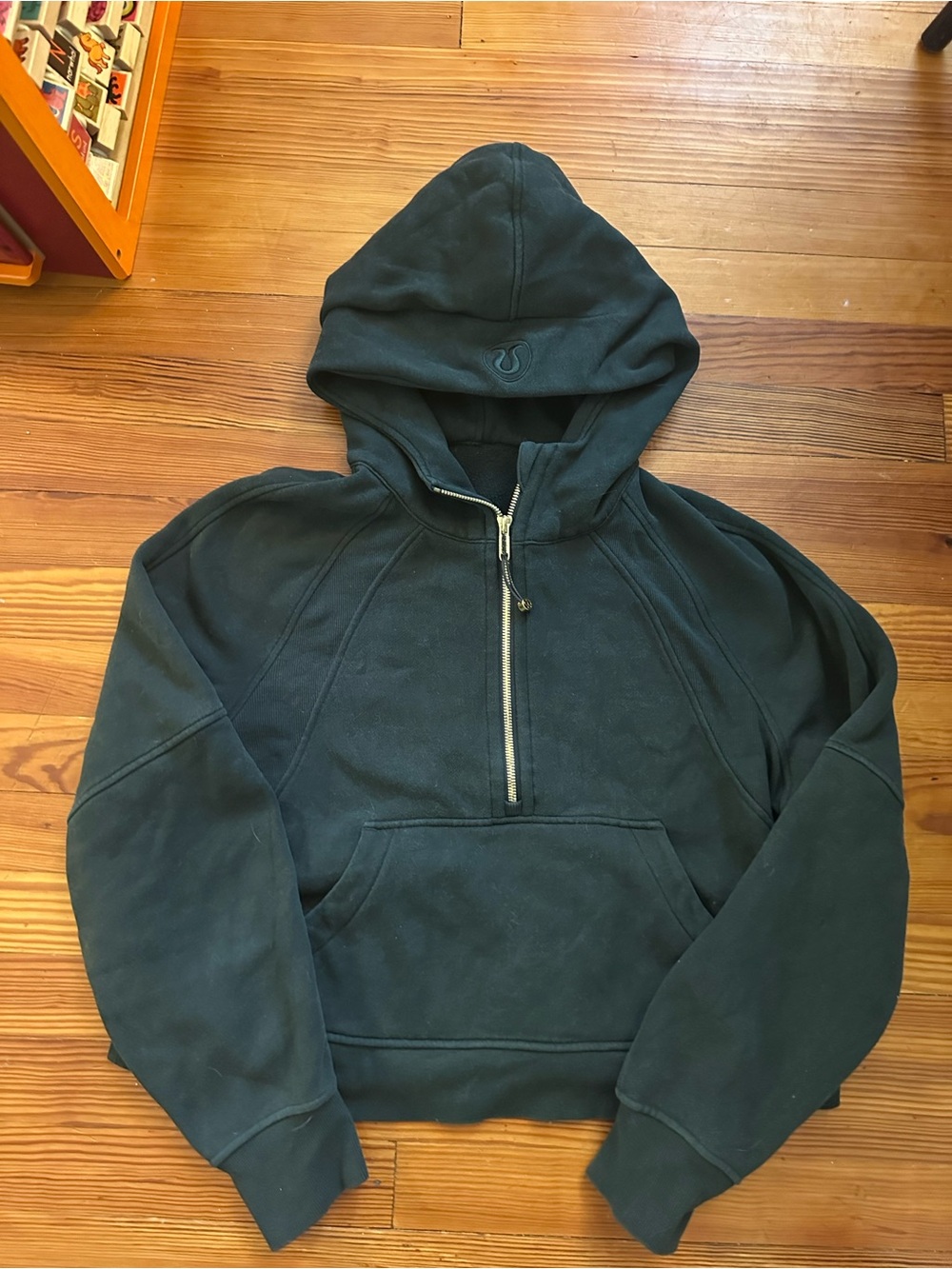 lululemon athletica Dark Teal Quarter-Zip Hoodie